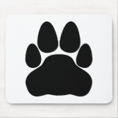 Schwarze Katzenpaare Druckform Mousepad (Vorne)