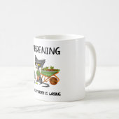 SCHWARZE KATZGARTEN, WEIL MURDER FALSCH IST KAFFEETASSE (VorderseiteRechts)