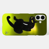 SCHWARZE KATZGEBÜHR Case-Mate iPhone HÜLLE (Rückseite (Horizontal))