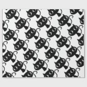 SCHWARZE KATZKÜCHE GESCHENKPAPIER (Flach)