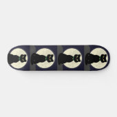 SCHWARZE KATZMOONLIGHT SKATEBOARTEN SKATEBOARD (Horizontal)