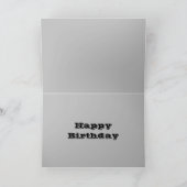 Schwarze Kerzen Halloween Karte (Innenseite)