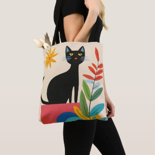 Schwarze Kiity-Katze Tasche