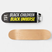SCHWARZE KINDER SCHWARZE UNIVERSSEL Skateboard (Horizontal)