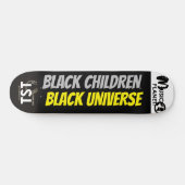 SCHWARZE KINDER SCHWARZE UNIVERSSEL Skateboard (Horizontal)