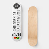 SCHWARZE KINDER UNIVERSSEL Skateboard (Vorderseite)
