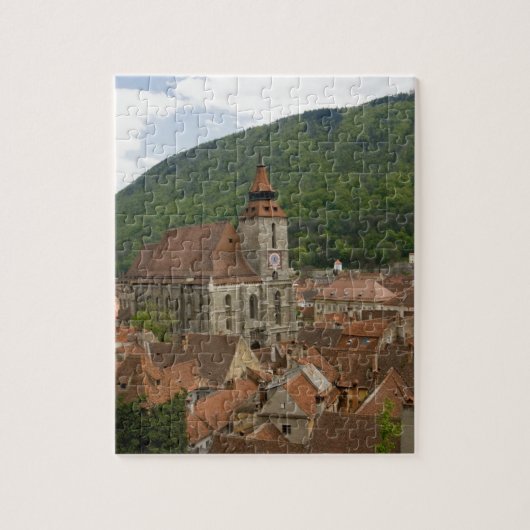 Schwarze Kirche (Biserica Neagra) Brasov, Rumänien Puzzle (Vertikal)
