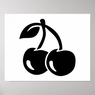 Schwarze Kirschen Poster