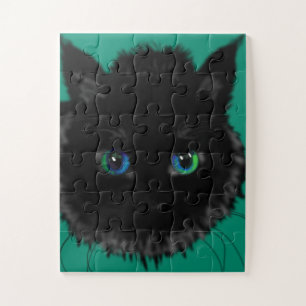 Schwarze Kitte Puzzle