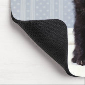 SCHWARZE KITTEN SCHLAFEN MOUSEPAD (Ecke)