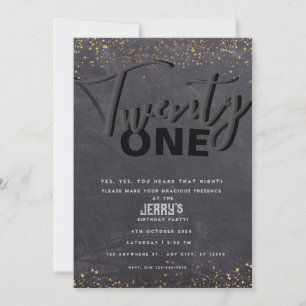 Schwarze klassische Einladung