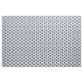Schwarze Klee auf blass Dusty Blue Stoff (Yard (91,4 cm))