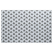 Schwarze Klee auf blass Dusty Blue Stoff (Fat Quarter (45,7 x 55,9 cm))
