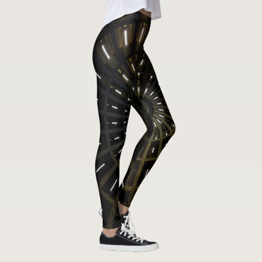 SCHWARZE KLOCK - Leggings (Rechts)
