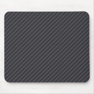 Schwarze Kohlenstofffaser Mousepad
