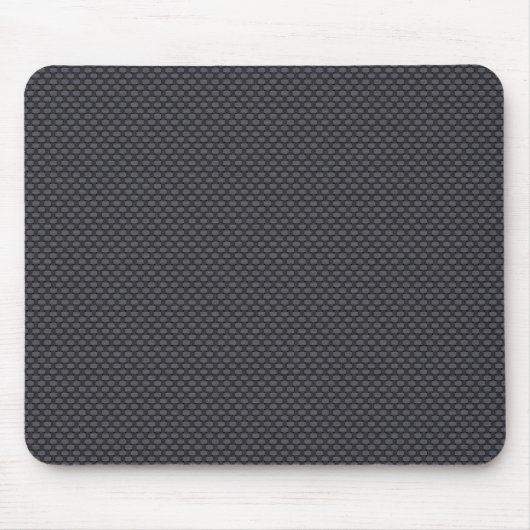 Schwarze Kohlenstofffaser Mousepad (Vorne)