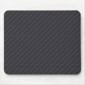 Schwarze Kohlenstofffaser Mousepad (Vorne)