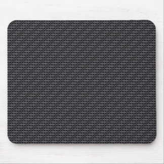 Schwarze Kohlenstofffaser Mousepad