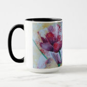 schwarze kombinierte Tasse "Flora " (Links)