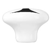 Schwarze Königin der Spades Thunder_Cove Keramikknauf (Seitenansicht)