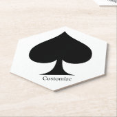 Schwarze Königin der Spades Thunder_Cove Untersetzer (angewinkelt)