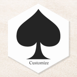 Schwarze Königin der Spades Thunder_Cove Untersetzer