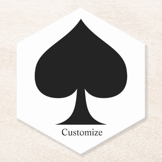 Schwarze Königin der Spades Thunder_Cove Untersetzer (Vorderseite)