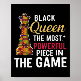 Schwarze Königin Die Mächtigste Figur Im Spiel _1 Poster
