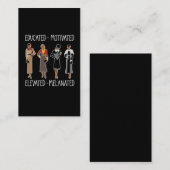 Schwarze Königin erzogen motivierte Afroamerikaner Visitenkarte (Vorne/Hinten)