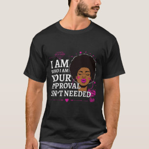 Schwarze Königin Geschenke Lockiges Natürliches Af T-Shirt