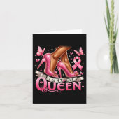 Schwarze Königin kämpft wie eine Königin gegen Bru Karte (Vorderseite)