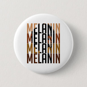 Schwarze Königin Melanin Afro Frauen Retro Vintage Button