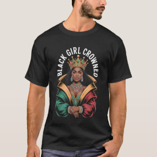 Schwarze Königin Melanin Geschichte Juneteenth Sto T-Shirt