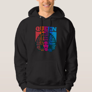 Schwarze Königin Melanin Magie Schwester Frau Köni Hoodie