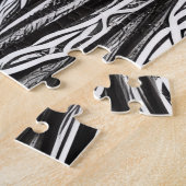 Schwarze Königin melanin Sista Afrikanische Amerik Puzzle (Seite)