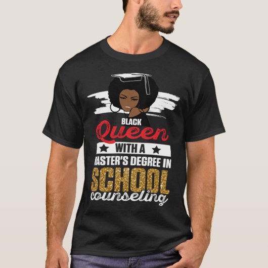 Schwarze Königin MSW Sozialarbeit Melanierte Maste T-Shirt (Vorderseite)