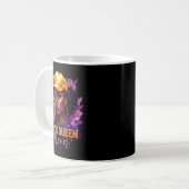 Schwarze Königin Mutter frohen Muttertag afro afri Kaffeetasse (Vorderseite Links)