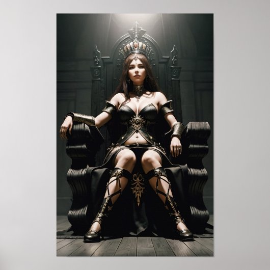 Schwarze Königin Poster (Vorne)