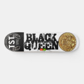 SCHWARZE KÖNIGIN Skateboard (Horizontal)