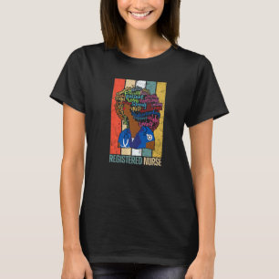 Schwarze Königin von Geburt an, registrierte Krank T-Shirt