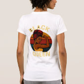 Schwarze königliche Wurzeln T-Shirt (Rückseite)