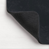 Schwarze Kopfplatte Personalisiert Mousepad (Ecke)