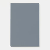 Schwarze Koralle (feste Farbe) Post-it Klebezettel (Vorderseite)