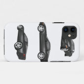 Schwarze Korvette Case-Mate iPhone Hülle (Rückseite (Horizontal))