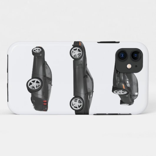 Schwarze Korvette Case-Mate iPhone Hülle (Rückseite (Horizontal))