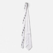 Schwarze Korvette Krawatte (Rückseite)