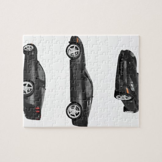 Schwarze Korvette Puzzle (Horizontal)