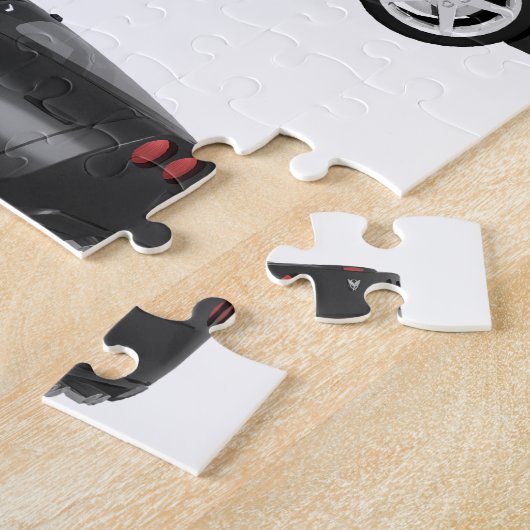Schwarze Korvette Puzzle (Seite)