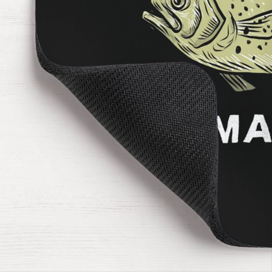 Schwarze Krabben Fischen Art Mousepad (Ecke)