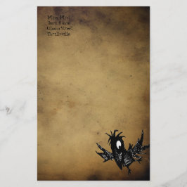 Schwarze Krähe Briefpapier